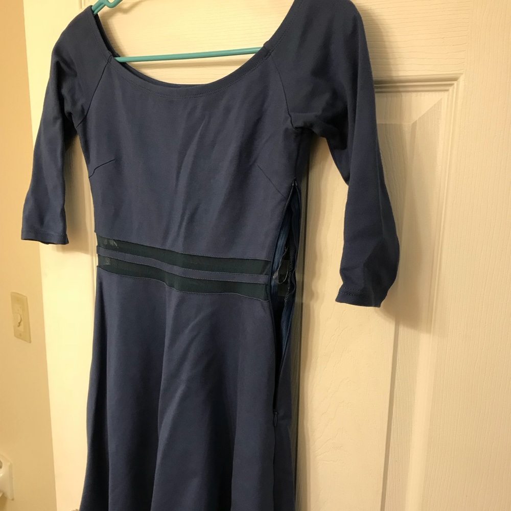 Blue dress